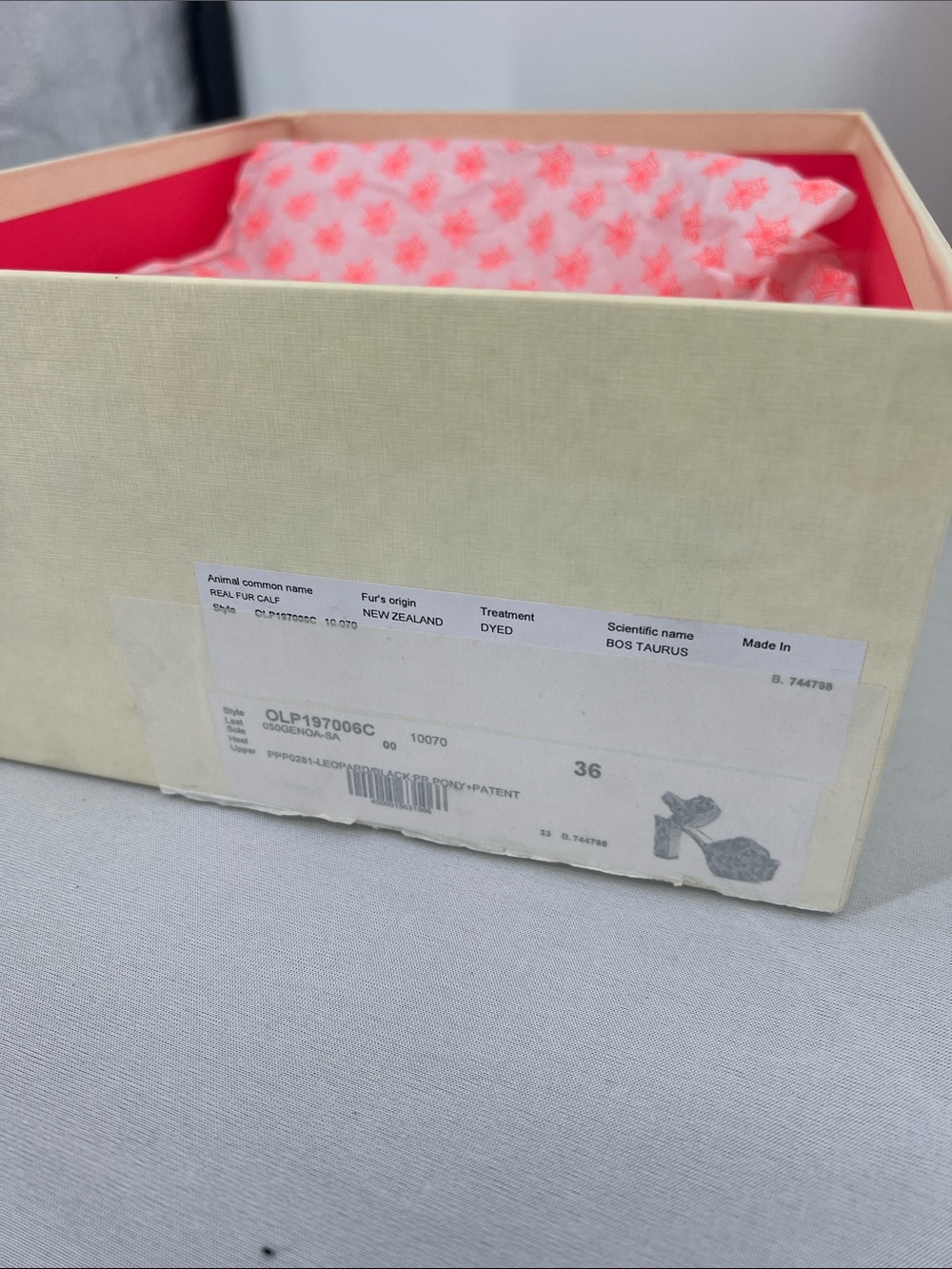 Charlotte Olympia EMPTY Shoe Box and Dust bags - Picture 6 of 9